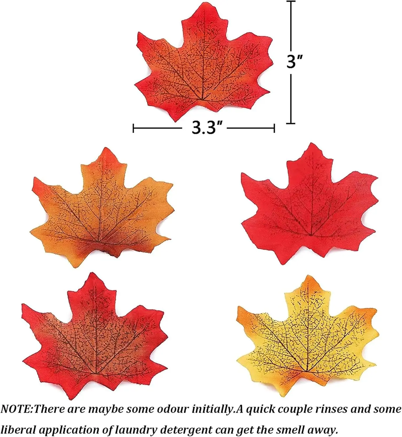 new style eco friendly material red plastic autumn artificial maple leaves for home decor