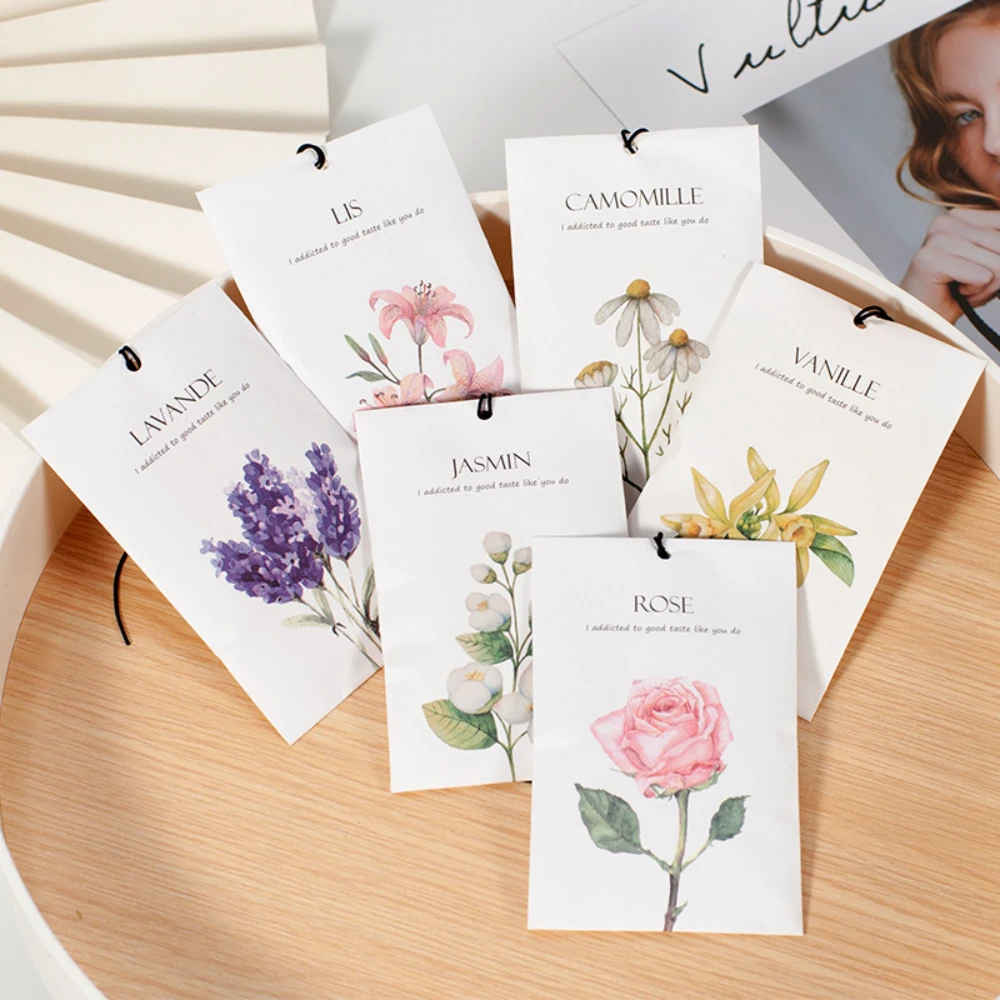 Long-Lasting Sachets Bags Home Fragrance Sachet 6 Scents Option- Lavender Rose Jasmine Lily Camomille Vanilla