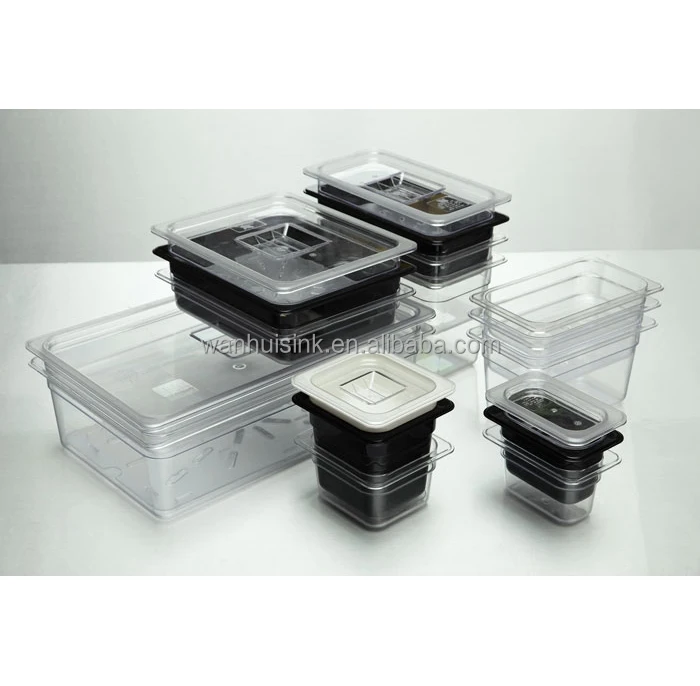 Polycarbonate food trays plastic gn pan