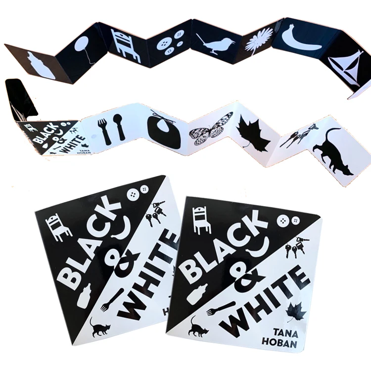 Черно-белые детские сенсорные мягкие книги 2022 детская доска для веселья младенцев книга с рисунками