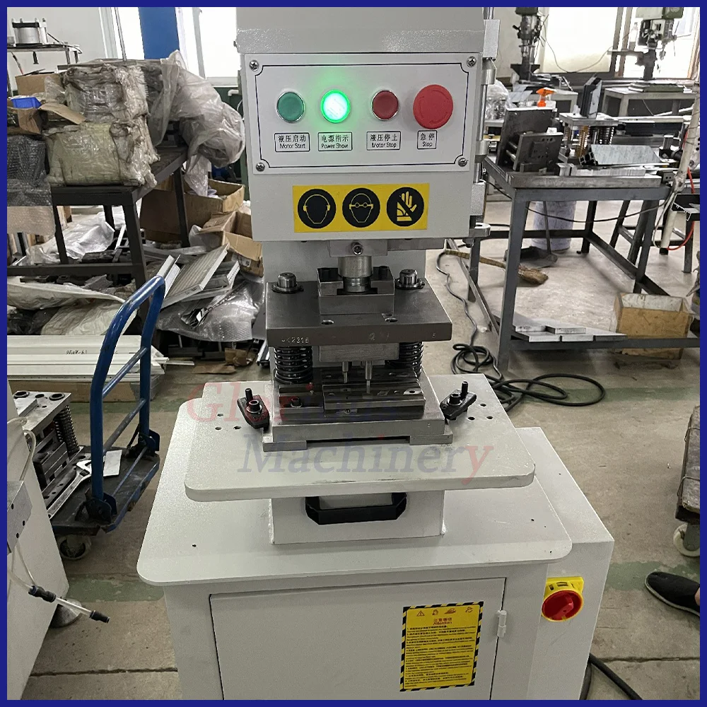 Шесть станций гидравлическая машина Квадратная Металлическая штамповочная алюминиевая Дырокол