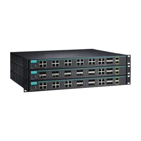 MOXA ICS-G7826A Series 24G+2 10GbE-port Layer 3 full Gigabit managed Ethernet switches