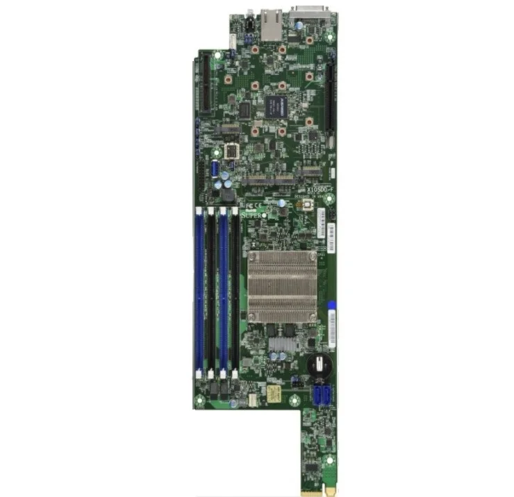 Для оригинального б/у Supermicro X10SDD-16C-F материнская плата поддерживать Ксеон D-1581 16 Core Серверная материнская плата