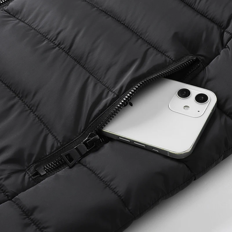 Updated Lightweight Heated Vest for Men Rechargeable Heating Vest with Large Capacity Battery Pack