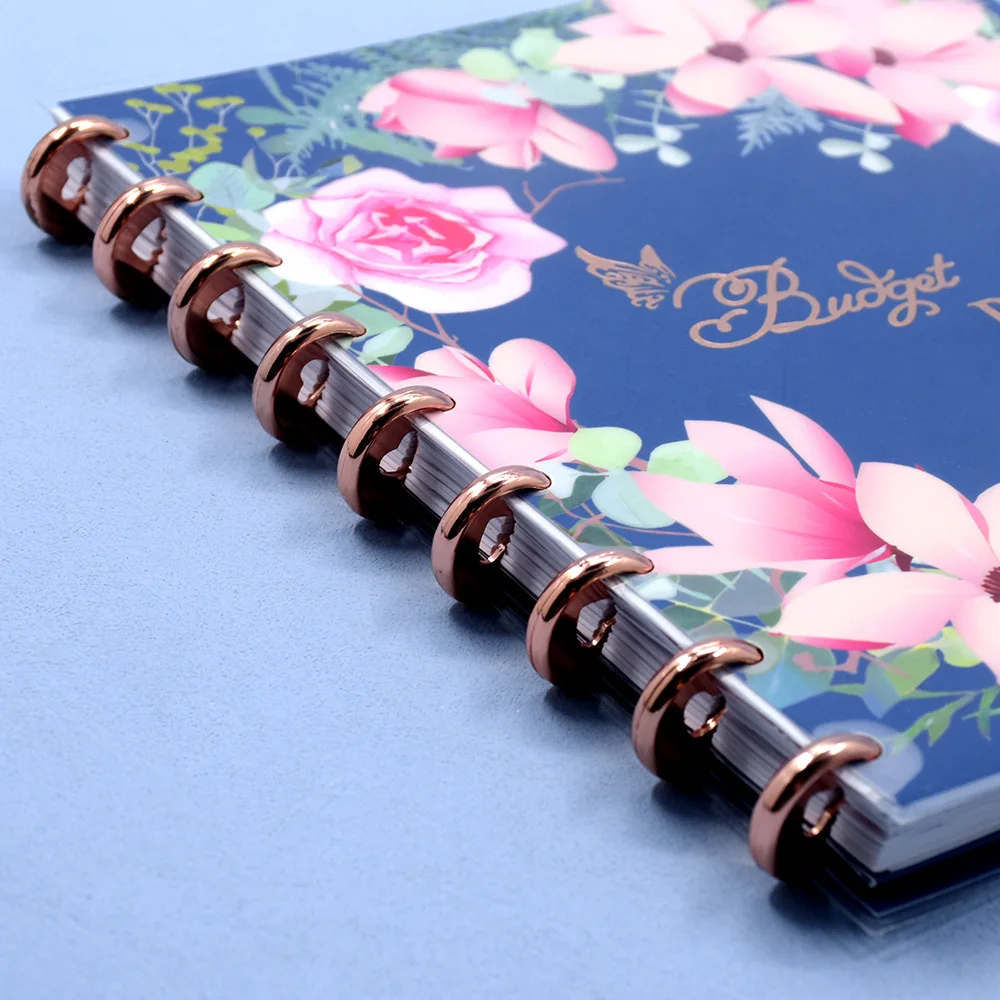 Custom Logo 2024 A5 Pink Spiral Weekly Monthly Manifestation Goal Dairy Journal Planner Agenda Notebook Printing