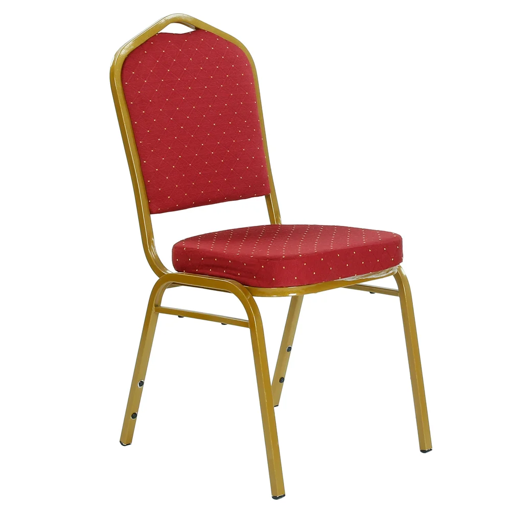 modern stackable stacking metal frame velvet wedding event furniture royal banquet chair