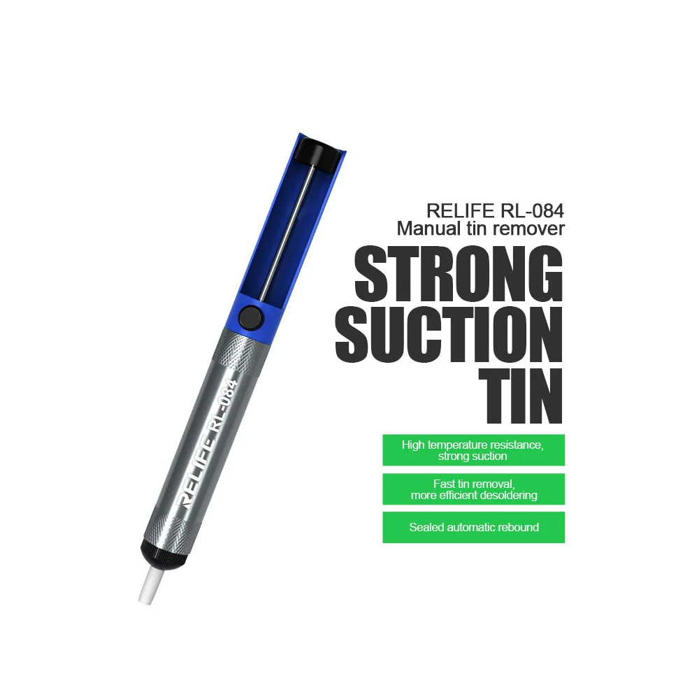 High Temperature Resistance Manual Fast Removal Tin Suction Tin Slag Extractor Smd Desoldering Tools