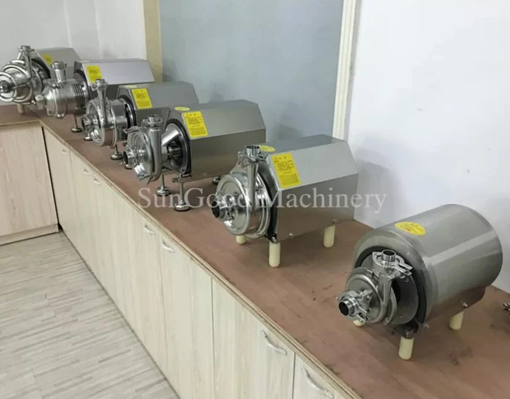 Wort/Mash/Water/Beer/Spirits/Wine food grade sanitary 15 kw centrifugal pump 500m3 h