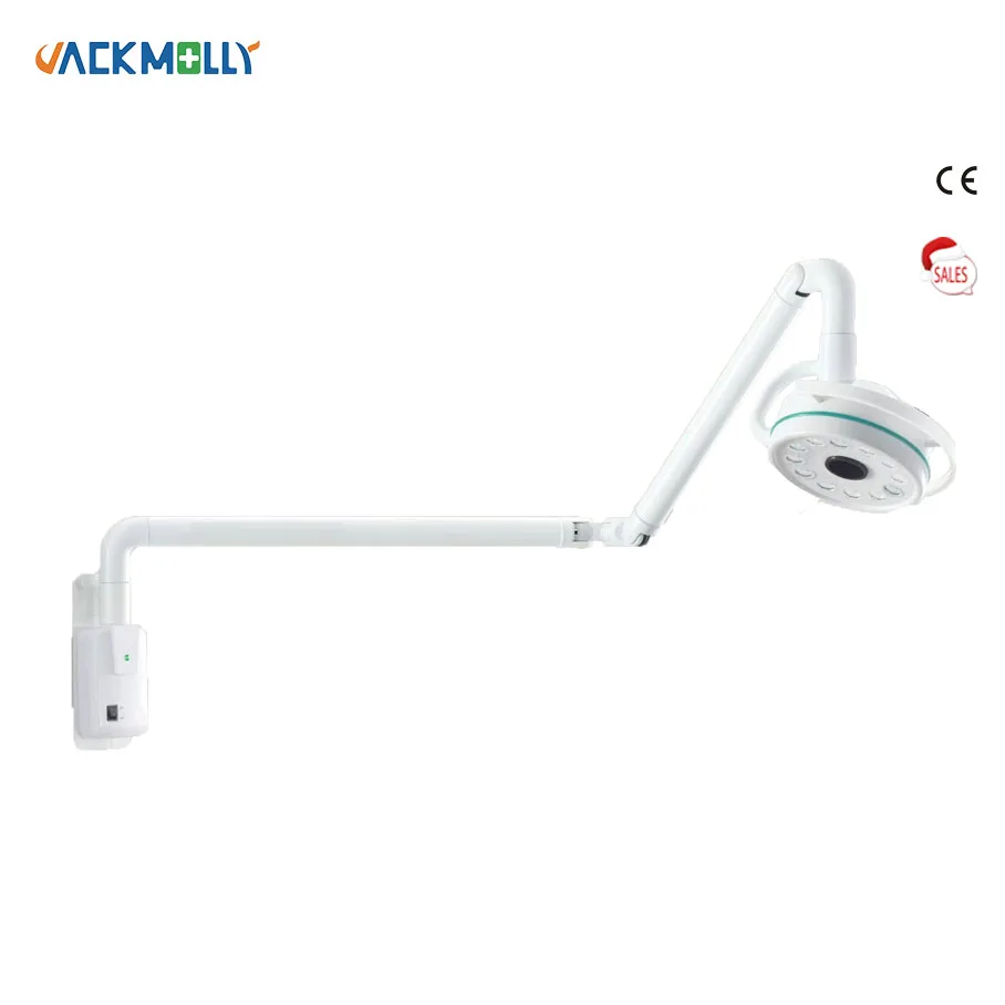 wall mounted examination lamp shadow less surgical lamp medical spot light