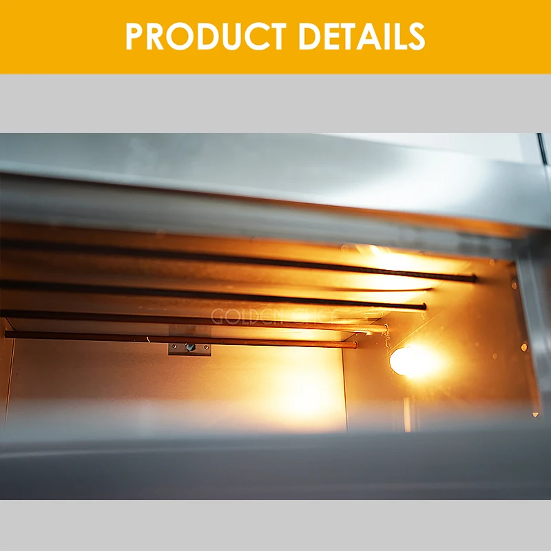 Golden Chef Bakery Equipment Professional Bread Baking Machine Gas / Electric Oven Commercial Convection Oven Pizza Oven