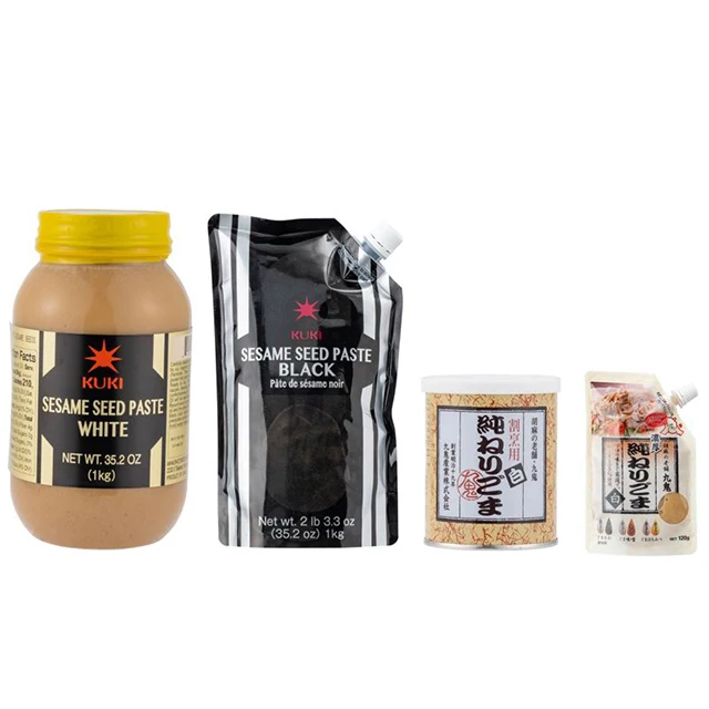 PURE SESAME PASTE, tahini kosher sesame paste food packaging roasted black sesame paste halal