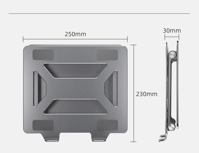 Ergonomic Adjustable Laptop Stand Portable Aluminum Laptop Computer Stand Notebook Stand