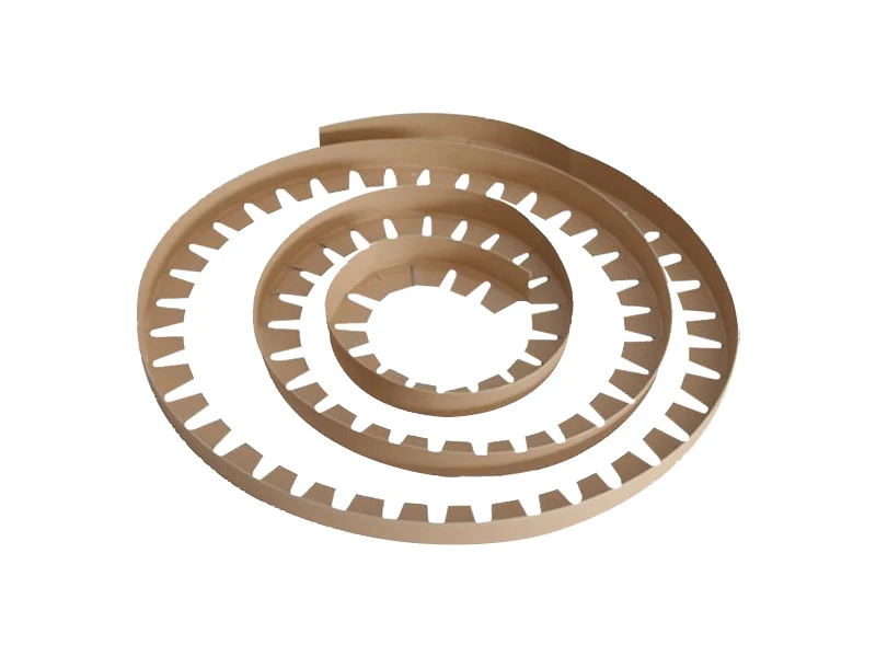 Customized Eco-friendly Recyclable Bio-gradable Round Circle Shaped Hard Kraft Paper Cargo Corner Edge Guard Protectors
