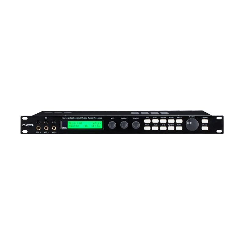 High Performance Digital Audio Effect Processor 30w Power Dsp Audio Processor For Karaoke Audio Use