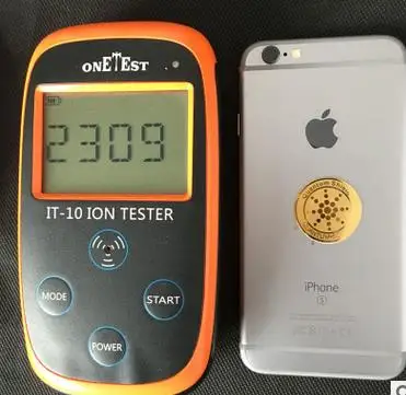 
2019 new hot quantum shield 24K gold negative ion anti radiation sticker shield 