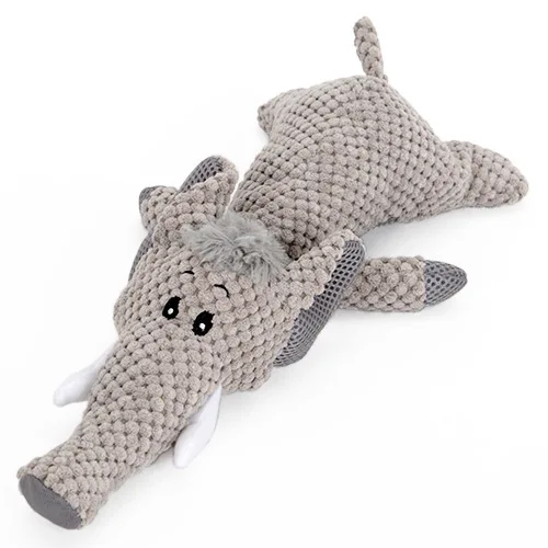 high quality Wholesale Luxury Durable Interactive stuffed soft Squeaky Plush pet toys y with squeaker Dog chew Toy for dogs