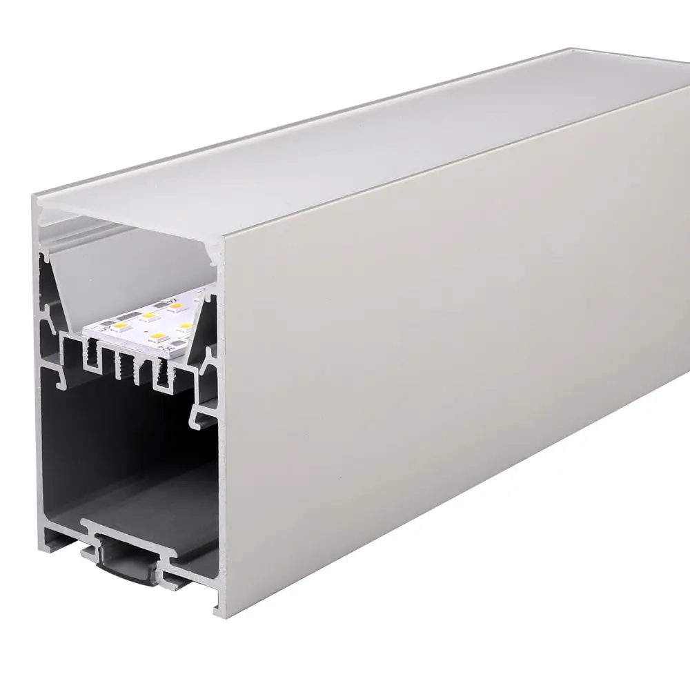50mm * 75mm Pendant Linear LED Lighting Solutions Energy Efficient in a Modern Design