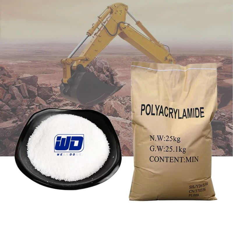WELLDONE Flotation Reagent for Mining Polyacrylamide Anion Pam 10 Million Molecular Weight