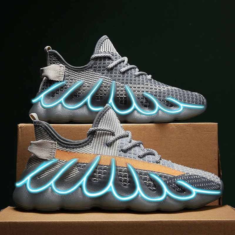 New Model Custom Outsole Shoes For Running Man Bright Light Sneaker Online Specail Fashion Running Shoes Online