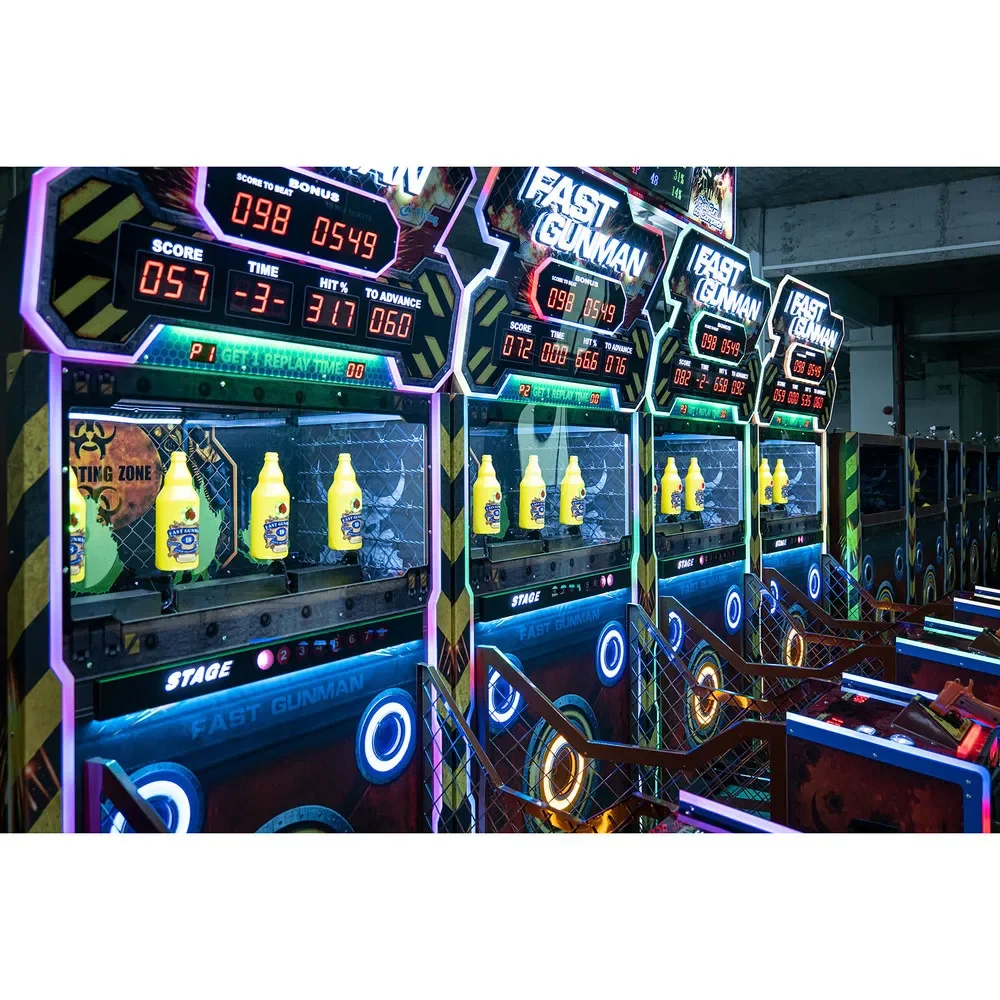 Hot selling Realistic hand gun shooter, Fast Gun Man Arcade Gun Shooting Simulator Game