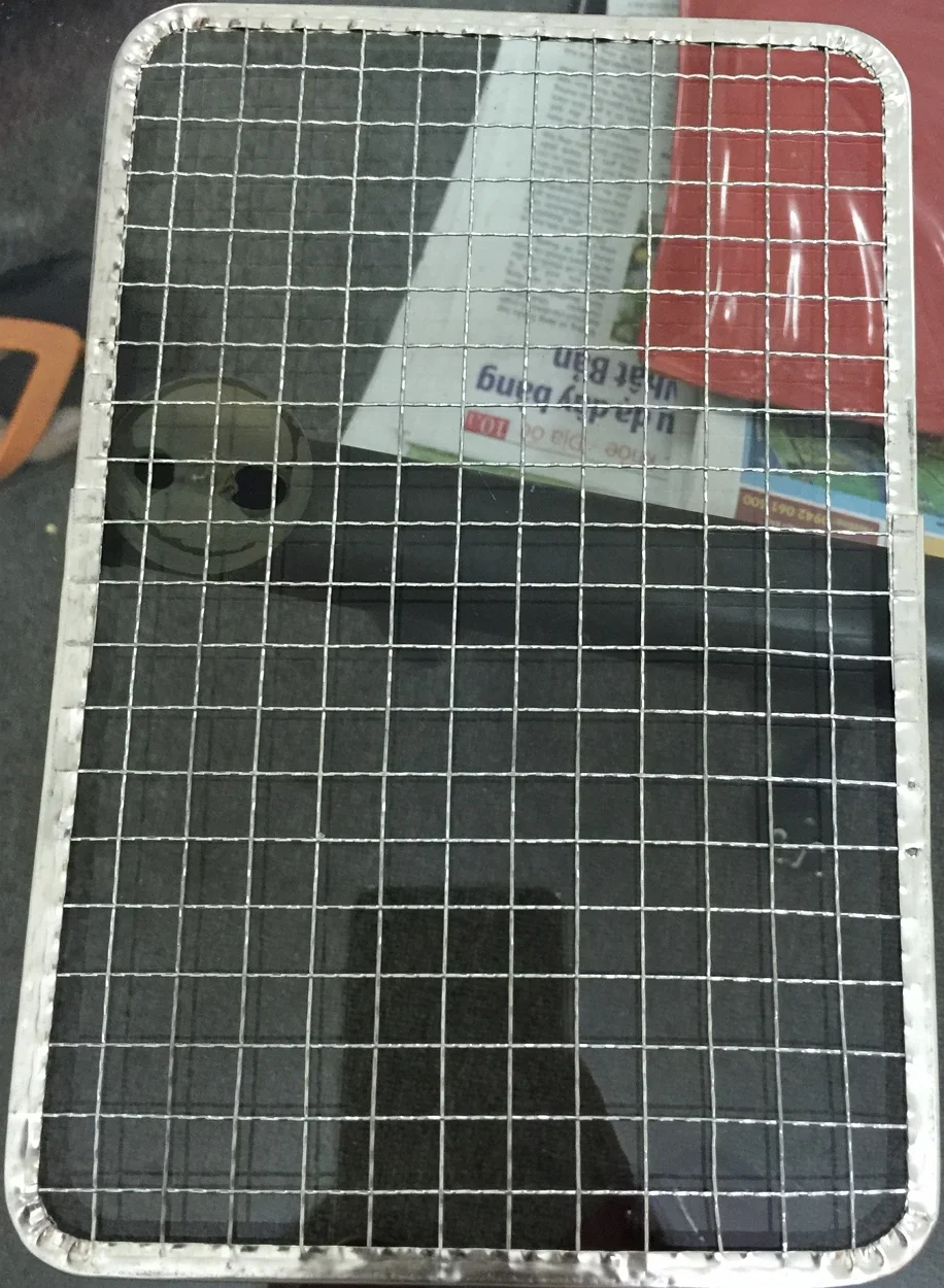 Reusable Outdoor Cooking Rectangular and Round  Stainless steel Barbecue Grill Wire/BBQ Grill Wire Mesh for Chicken Roast