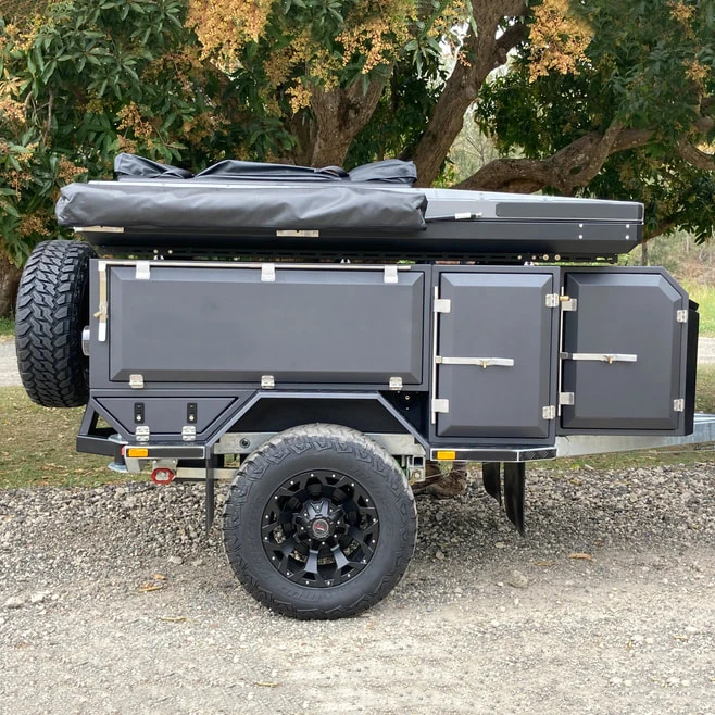 
Factory Suppply MIni Off Road Camping Trailers Small Camper Trailer with Bathrooms for Family 