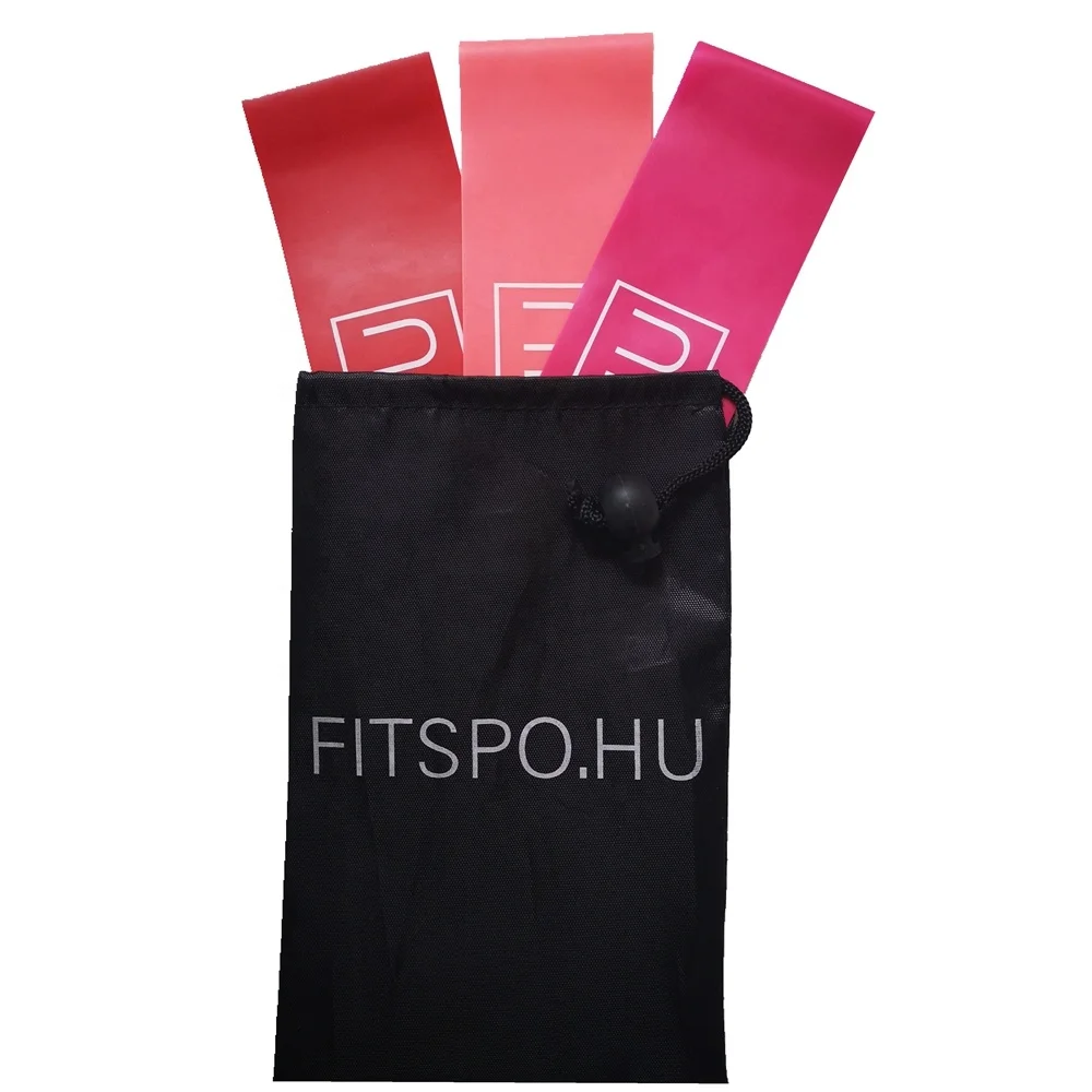 100% pure latex mini resistance bands set and stretch band