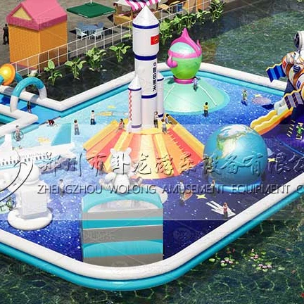 Новый дизайн, батут, горка, звезда, море, надувной плавающий парк для продажи
