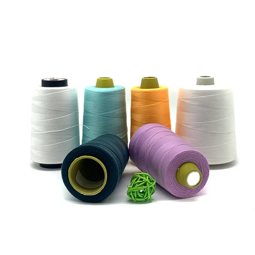 Factory Wholesales Small Spool 402 Tube Packing Home Use reflective sewing thread t shirt printing sewing thread set