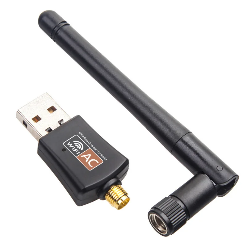  Двухчастотная USB беспроводная сетевая карта AC600m антенна wifi приемник RTL8811 мини