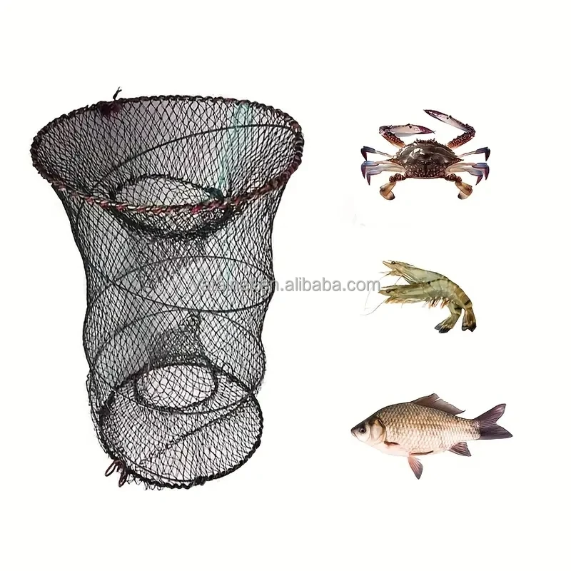 High Quality spring cage Spring Crab Cage Trapping crabs, fish, shrimps spring cage