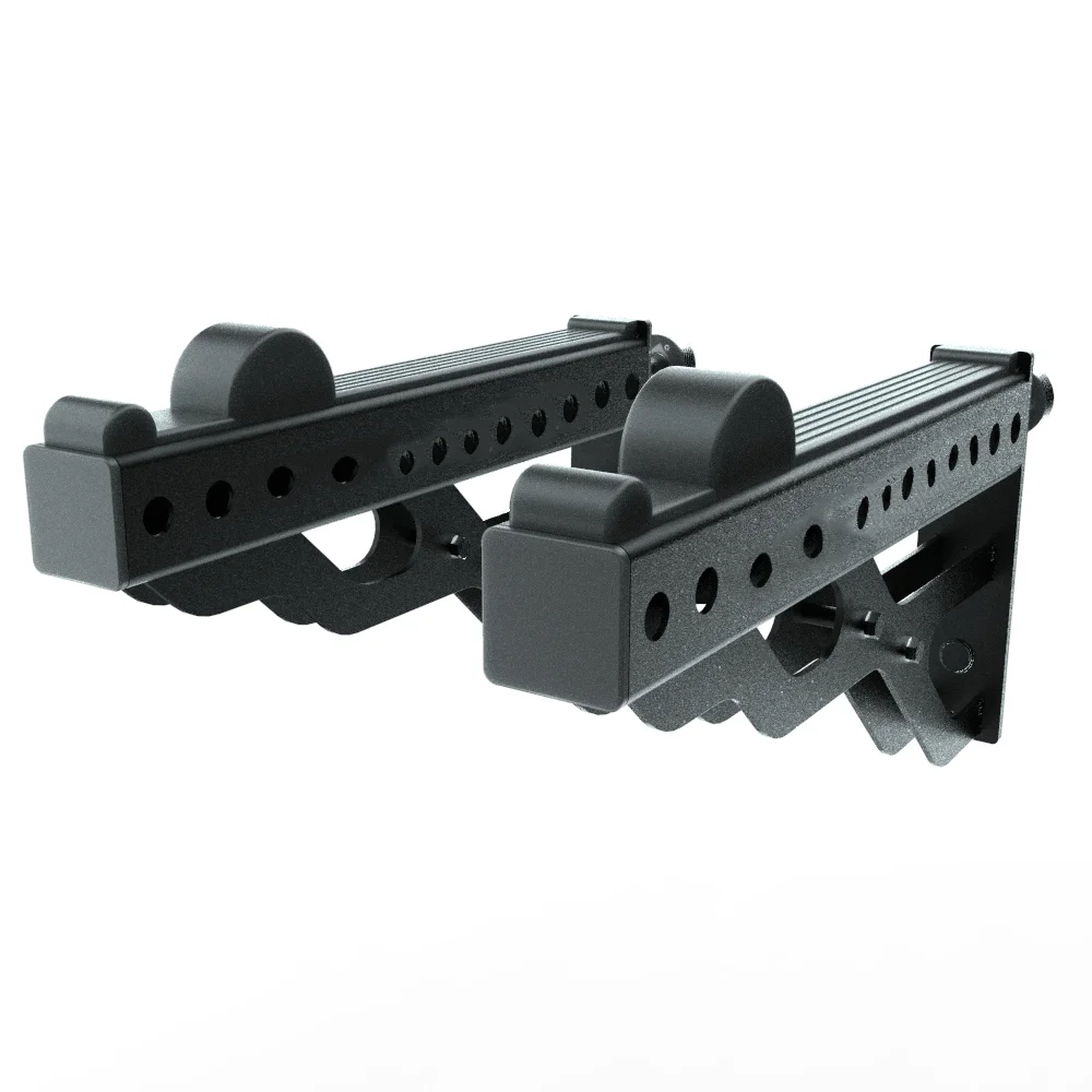 HALA-SR-BS-0017 Commercial Gym Squat Rack Power Rack Attachment Red Pin Bolt Spotting Spotter Arms Safety Arms
