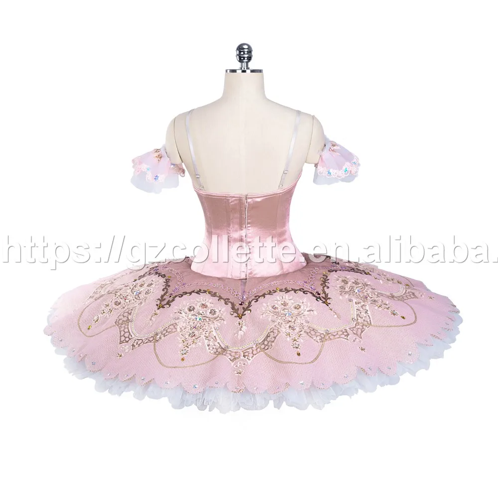 ballet tutu costume  adult customized classical pink fairy dance dress  women competition 12 layers Ballet  tutu professional
