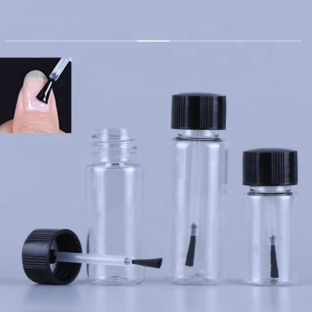 5ml to 100ml PET Plastic Bottle with Brush Cap for Nail Gel Shampoo Lotion and Skin Care Packaging Seal Type