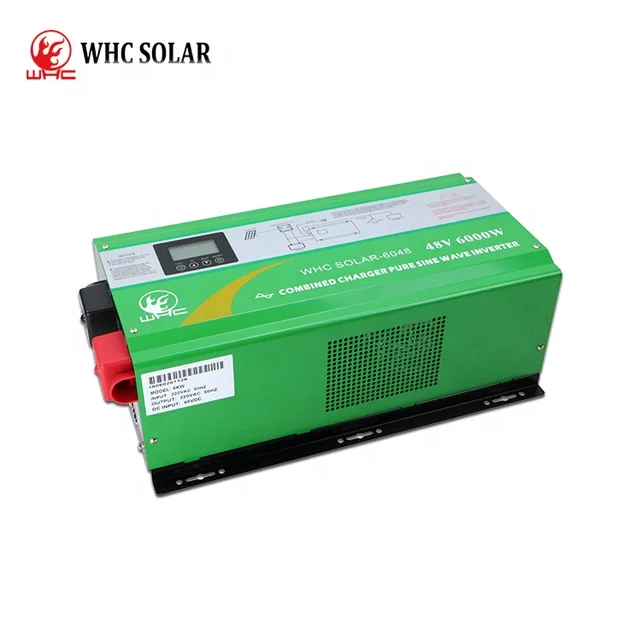  WHC-6048L 48 в 6000 Вт высокоэффективный инвертор точный немодулированный синусоидальный сигнал ЖК-дисплей