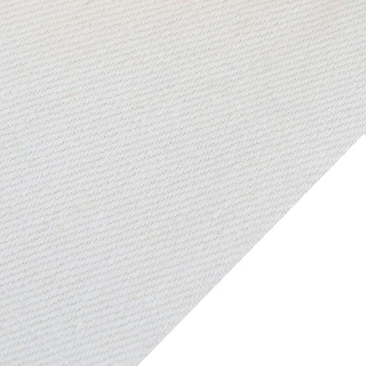 81011 Hot Selling 55% Hemp 45% Organic Cotton  Twill Woven Fabric for 355gsm Clothes  Fabric Woven Plain Dyed