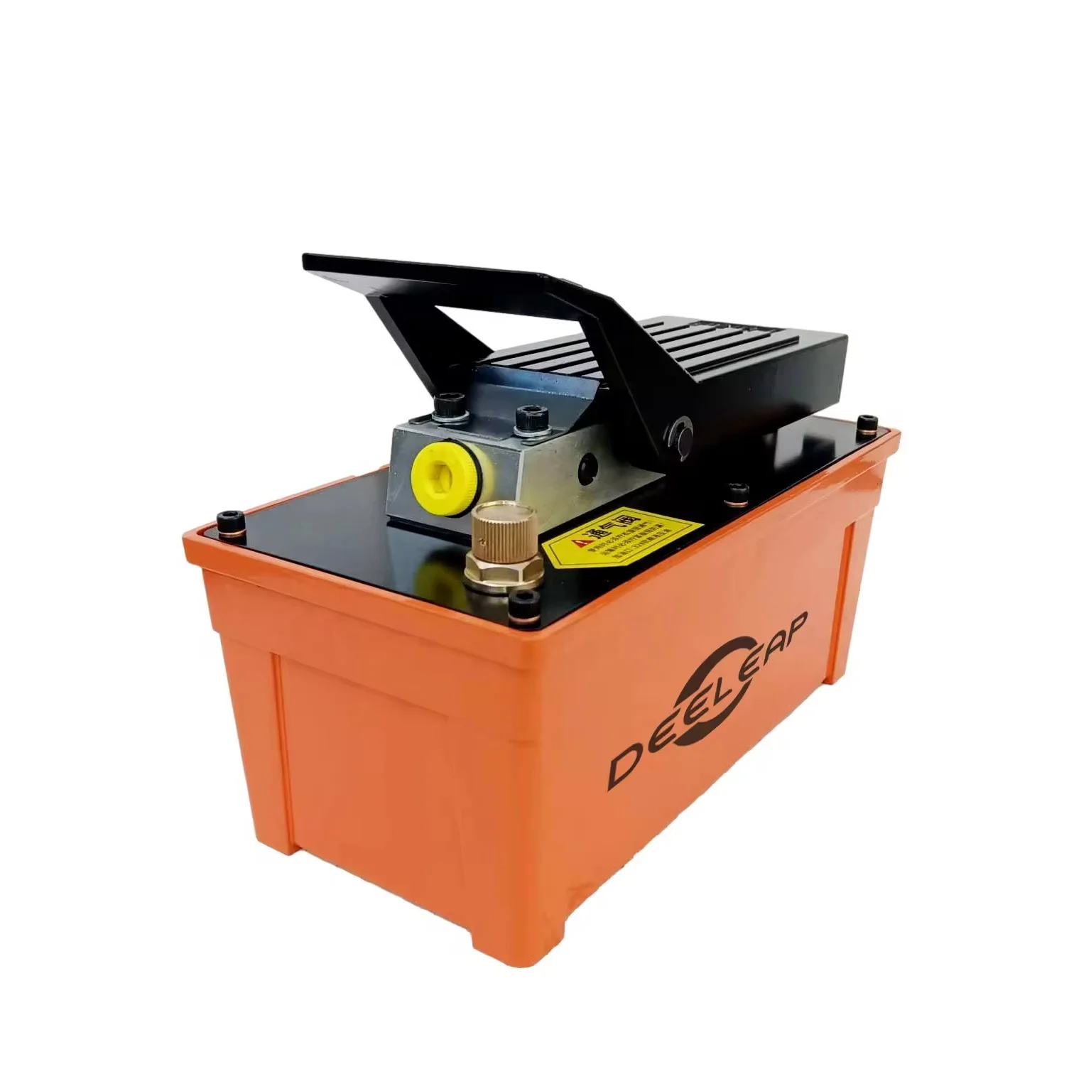 DEELEAP Air Foot Pedal Mini Hydraulic Pump - Single Acting Single Speed