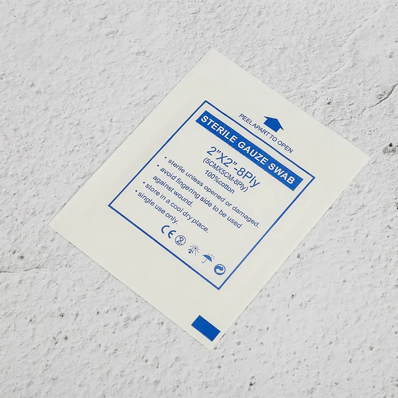 Pads Sterile Medical Surgical Absorbent 100% Cotton Gauze Sponge Sterile Gauze Swab Non-sterile Gauze Swab