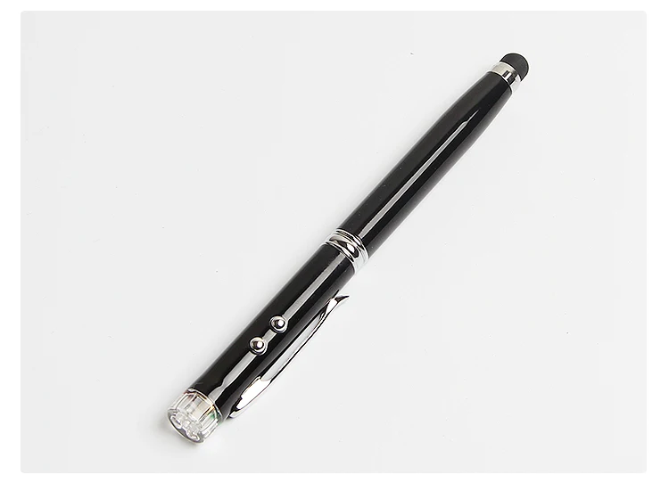 5in1 LED Pen Ball Laser Pointer 395 UV Light Torch Flashlight Touch Screen Ballpoint for iPad iphone Samsung Tablet capacitive