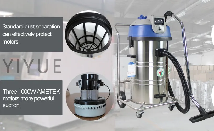 3600W Wet and Dry Industrial Vacuum Cleaner with Cleaning Machine