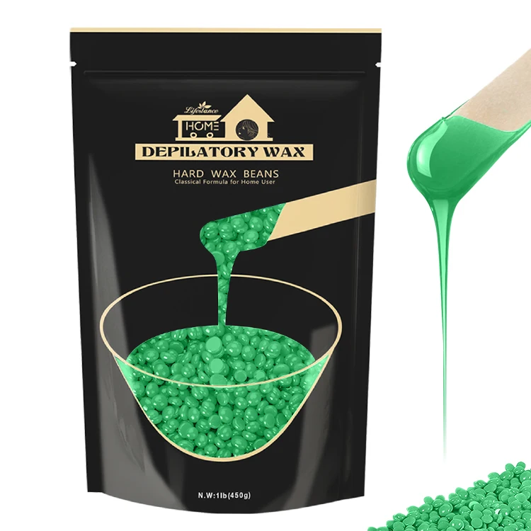 Lifestance 100g OEM Natural Rosin Hard Wax Beans Depilatory Wax Coconut Beads for Hair Removal