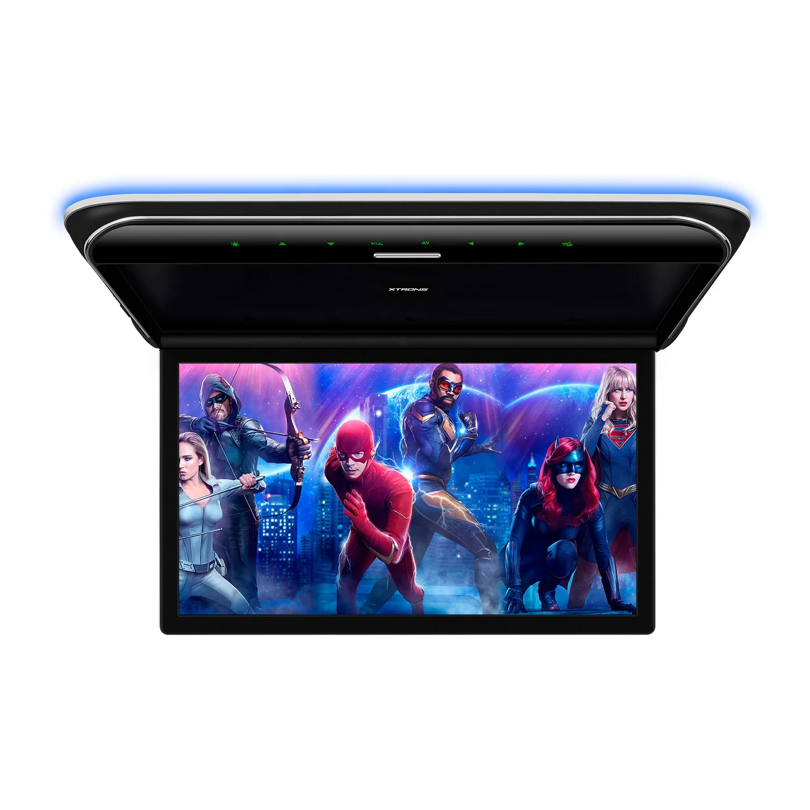 19.5 inch HD Digital TFT 16:9 Screen Ultra-thin Roof Mounted Player with Built-in Speakers and Colourful Aura Light