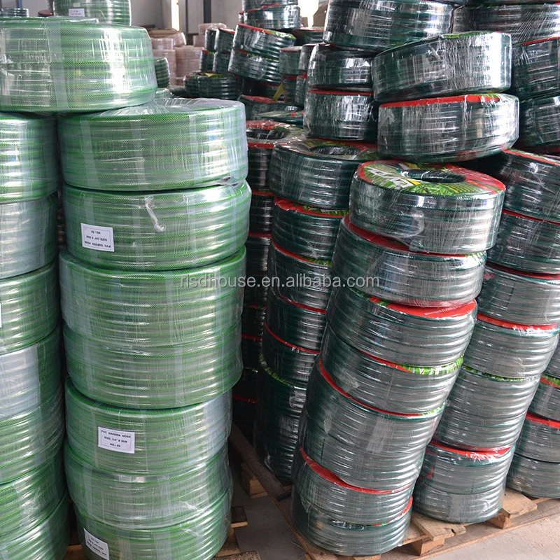 Customized production of various colors and specifications PVC garden hose with connectors