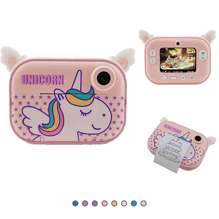 Kids Instant Camera Phone Instant Camera Black White Toy Camera for Children