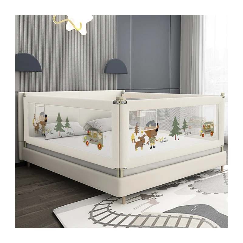 Baby Bed Rail Barrier Foldable Child Baby Safety Fence Bed Side Barrier Guard for Baby Products