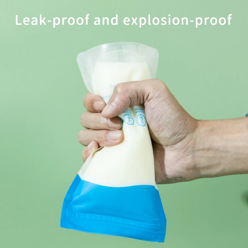 High Quality Leak Proof Baby Food Standing Up Pouch Breastmilk Storage Bags BPA Free Breast Milk Cooler Storage Bag