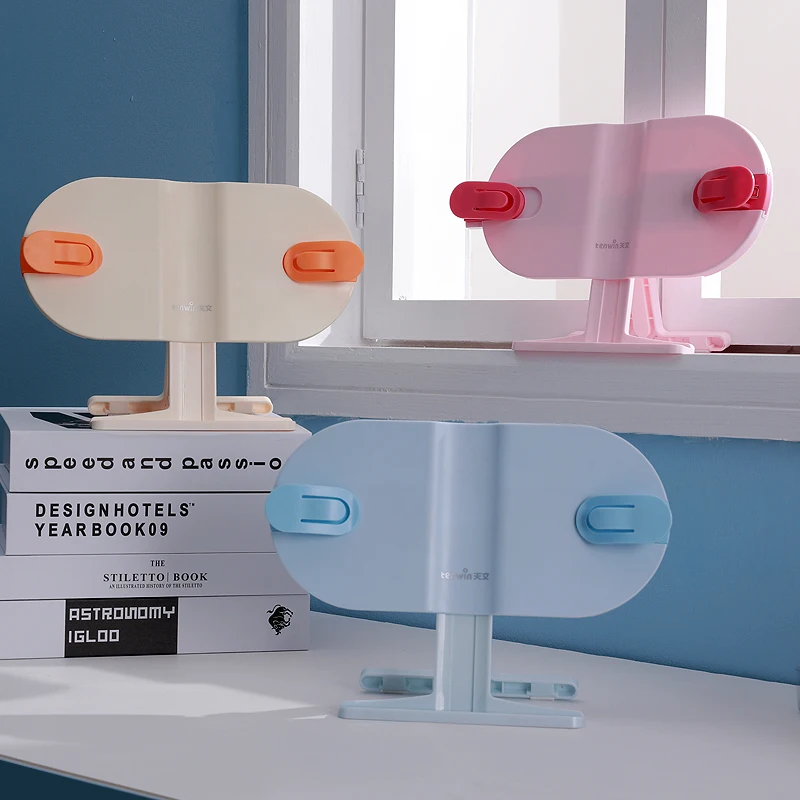 Tenwin 7503 Smart Design Foldable Book Stand Angle Adjustable Eye Protection Reading Rack For Reading Online Studying