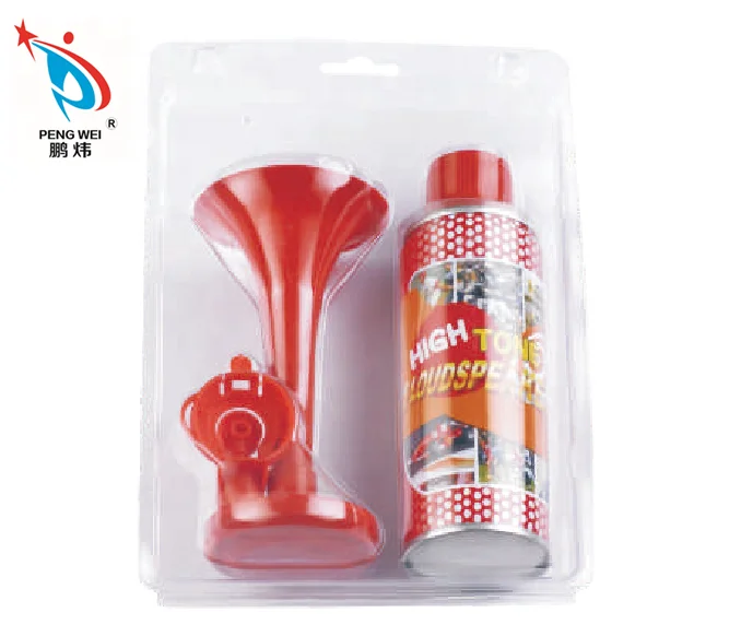 sports noise making air horn football fans cheer plastic portable hand pump air horn