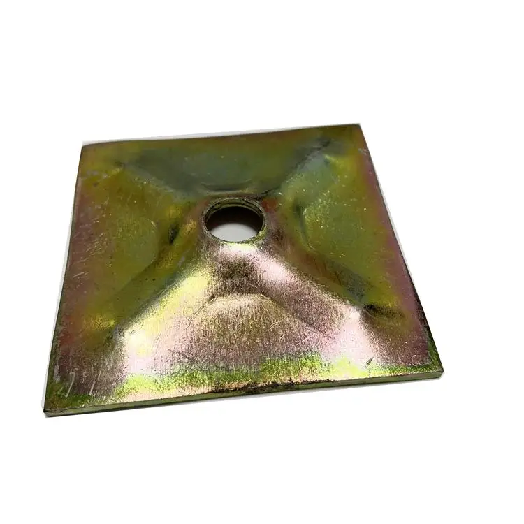 Manufacturer Steel Cone Formwork Tie Rod Galvanizing Pressed square  Waler Plate