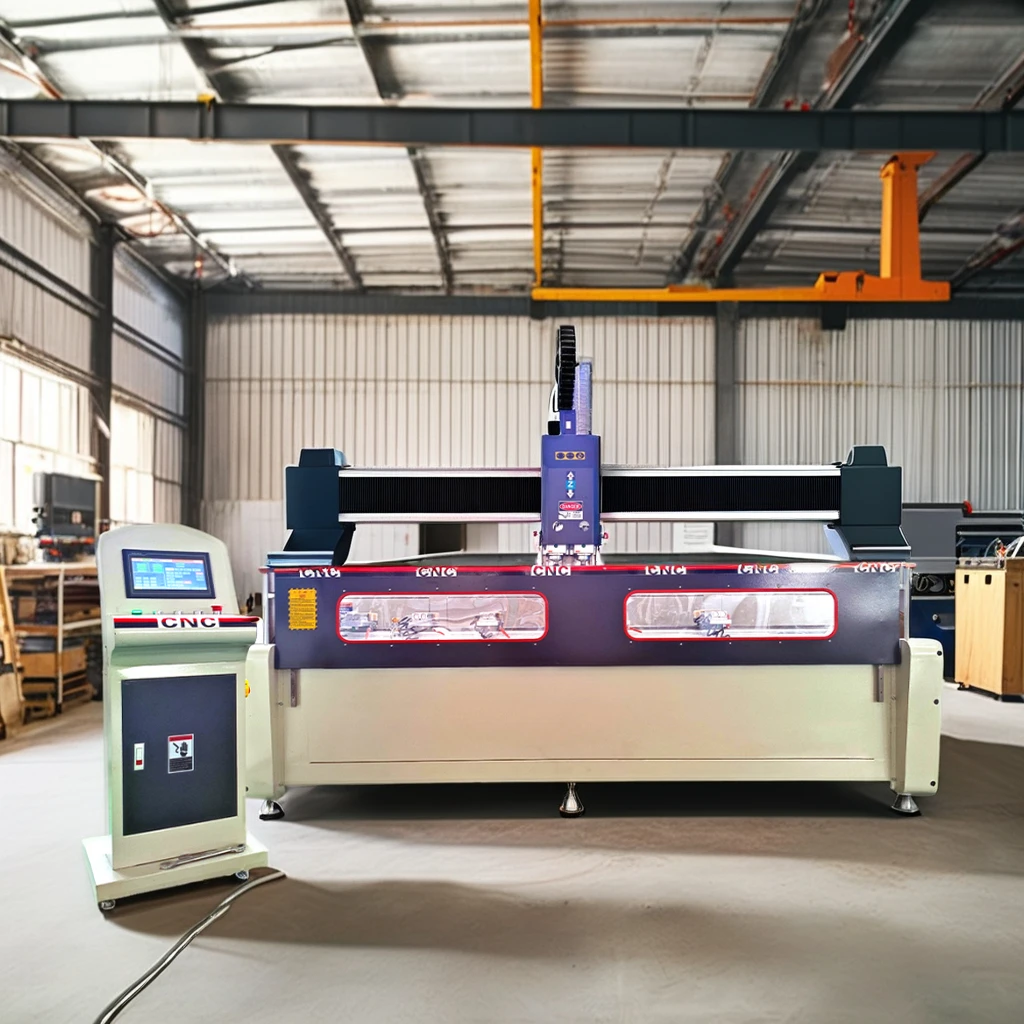 Aluminum Single Axis Spindle Router Machine Aluminium CNC Milling Machining